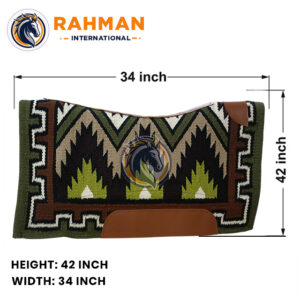 100% NZ Wool contoured ranch & show pad woollen felt lining (07)