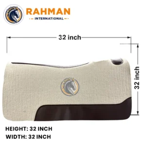 Felt Pad with Brown and Black Leather (13)