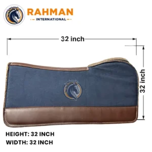 Felt Pad with Brown and Black Leather (14)