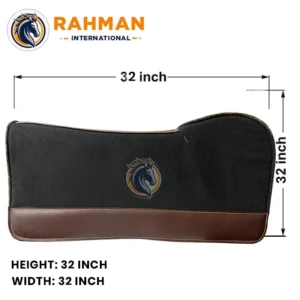 Felt Pad with Brown and Black Leather (15)