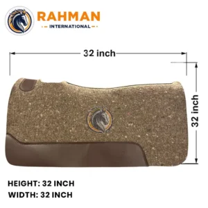 Felt Pad with Brown and Black Leather (17)