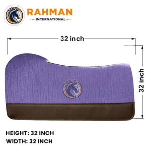 Felt Pad with Brown and Black Leather (02)