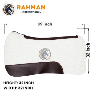 Felt Pad with Brown and Black Leather (21)