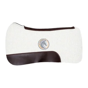 Felt Pad With Brown And Black Leather